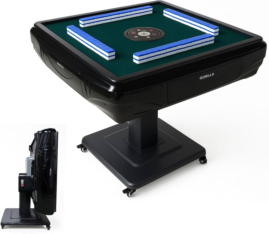 Amazon.co.jp: GORILLA 全自動マージャン卓 28ミリ牌 全自動麻雀 [赤