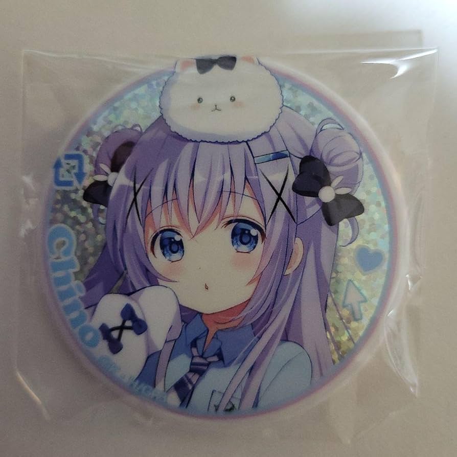 ごちうさ チノ 缶バッジ ご注文はうさぎですか？ 超激レア ご注文