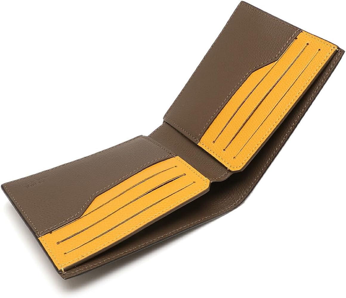 お年玉SALE⭐︎FENDI ミニウォレット 三つ折り財布 イエロー/ブラウン