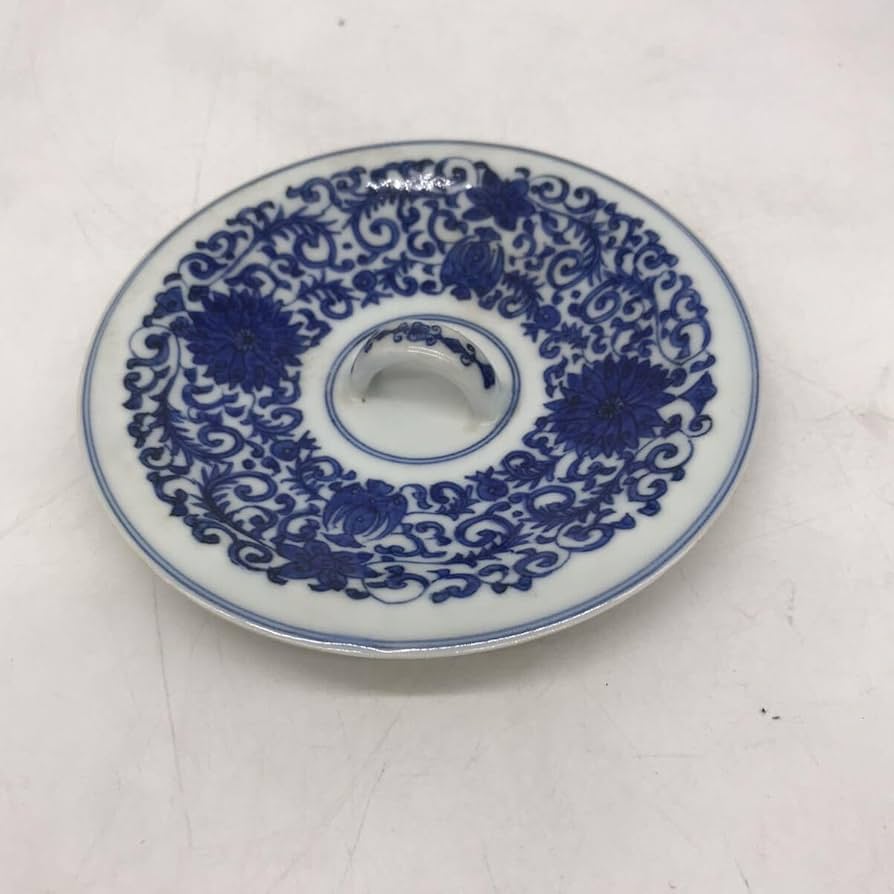 ♥時代 染付♥ 水指 茶道具 骨董 古玩 ♥時代 染付♥ 水指 茶道具 骨董