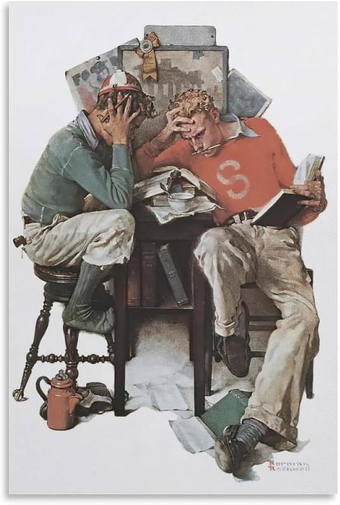 Amazon.co.jp: ノーマン・ロックウェル・ポスターによる詰め込み