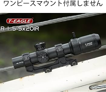 Amazon.co.jp: T-EAGLE ライフルスコープ R1.5-5x20IR 可変倍率