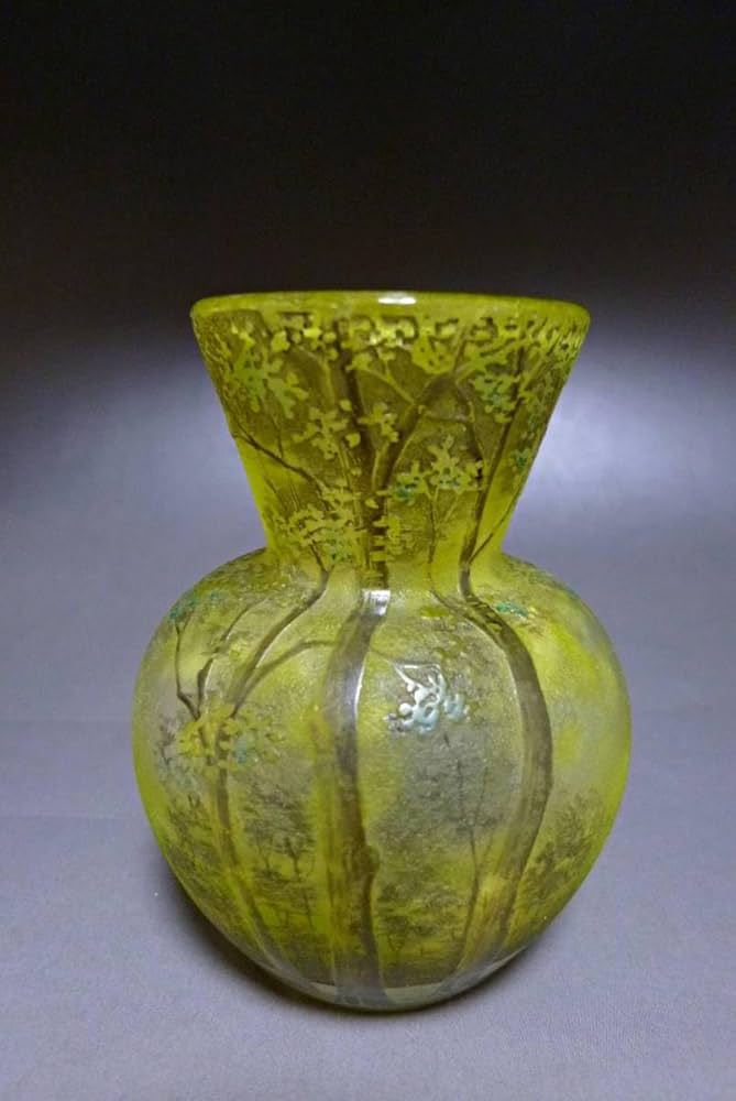 ドーム ナンシー Daum Nancy 蔓草連続文花入本物保証