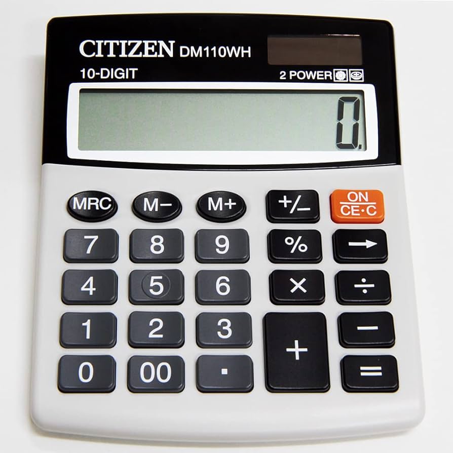 Amazon.co.jp: 電卓 10桁表示 ソーラー + 内蔵バッテリーの2電源