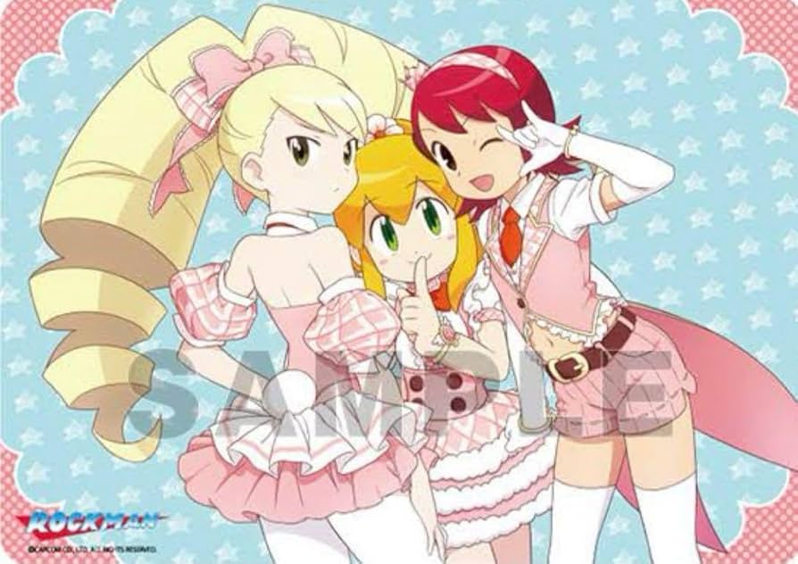 Amazon.co.jp: ロックマン アイドル ラバーマット ロール メイル ルナ