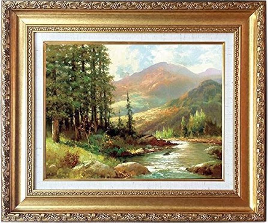 複製名画】Robert Wood 10月の朝 ロバート・ウッド 絵画 模写 複製名画