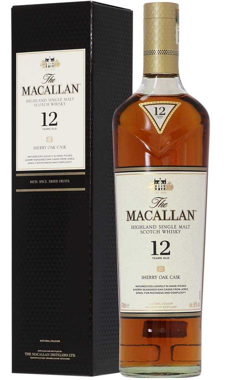 Amazon.co.jp: ザ マッカラン 12年 シェリーオーク 40度 700ml [正規品