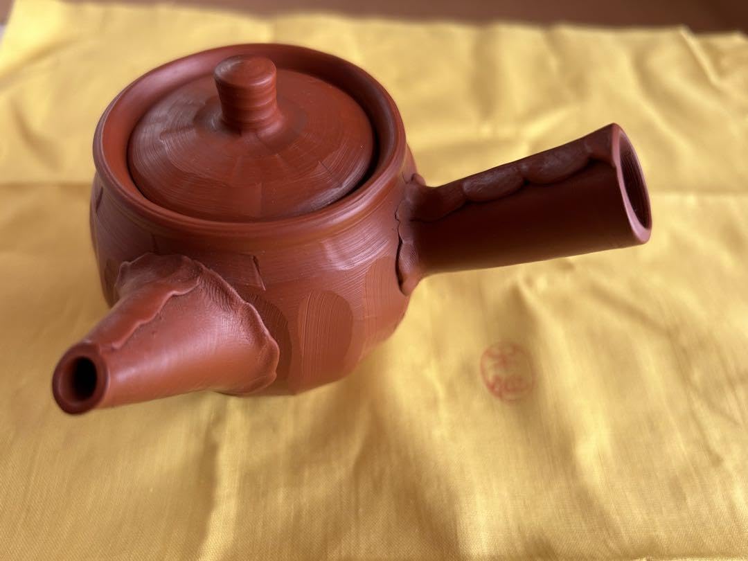 杉江木仙作 常滑急須 小型 朱泥 宝瓶 茶注B 杉江木仙作常滑急須 小型