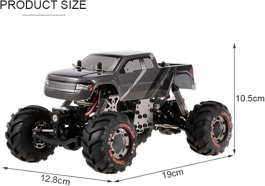 Amazon.co.jp: mewmewcat 2098B 1/24 2.4GHz 4WD 4WS Devastator Rock