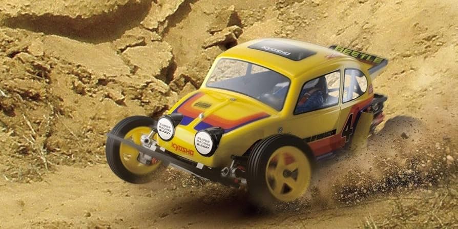 Kyosho Beetle Off-Road Racer Retro Buggy Model Kit, 1:10-Scale