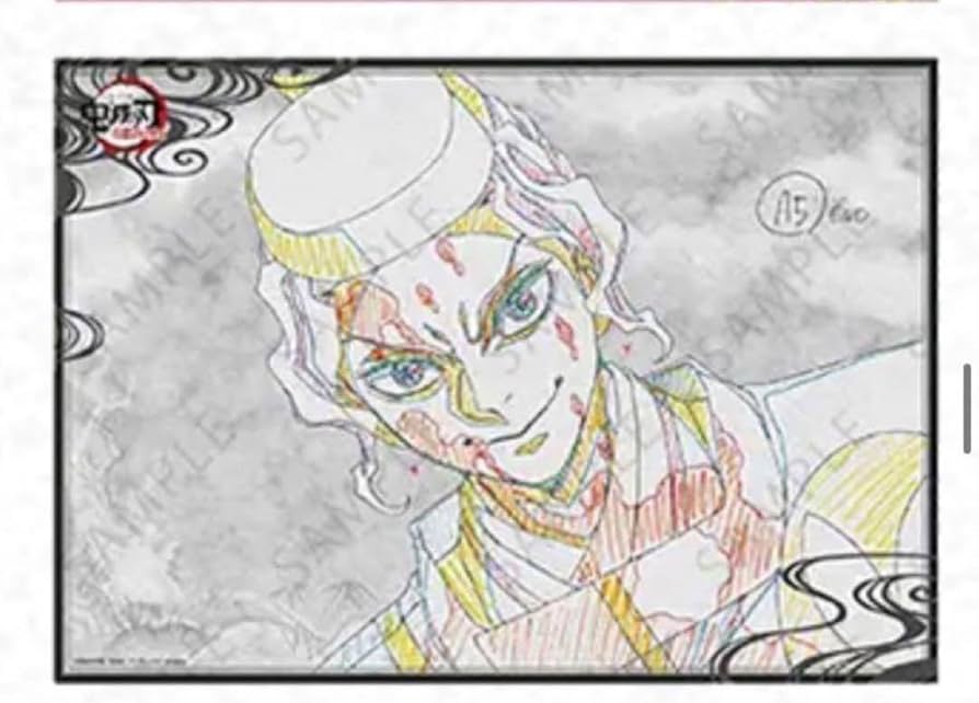 鬼滅の刃 ufotable DINING B2原画ポスター◇無惨 鬼滅の刃ダイニングお