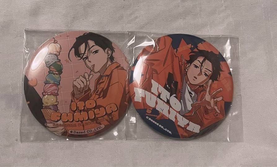 カリスマ 伊藤ふみや 2周年 缶バッジ カリスマ 伊藤ふみや 2周年 缶バッジ