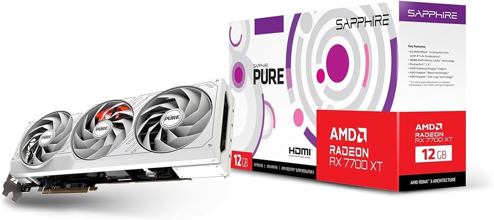 グラフィックボード・グラボ・ビデオカード PURE AMD Radeon RX 7700