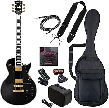 Photogenic SGスタイル エレキギター アイボリー ケース付き