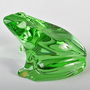 Amazon.co.jp: Baccarat バカラ カエル 置物 ペーパーウェイト Y R6977