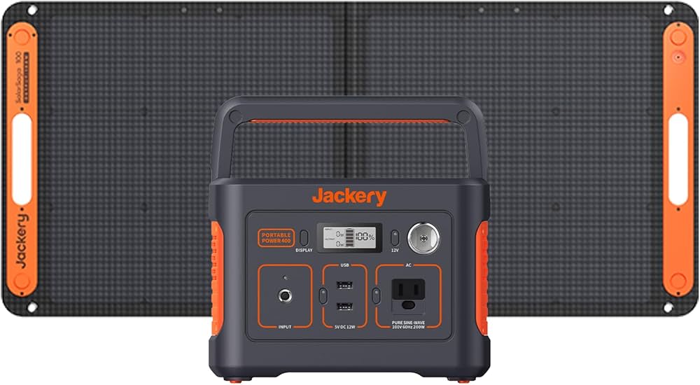 Amazon | Jackery Solar Generator 400 ポータブル電源 ソーラーパネル