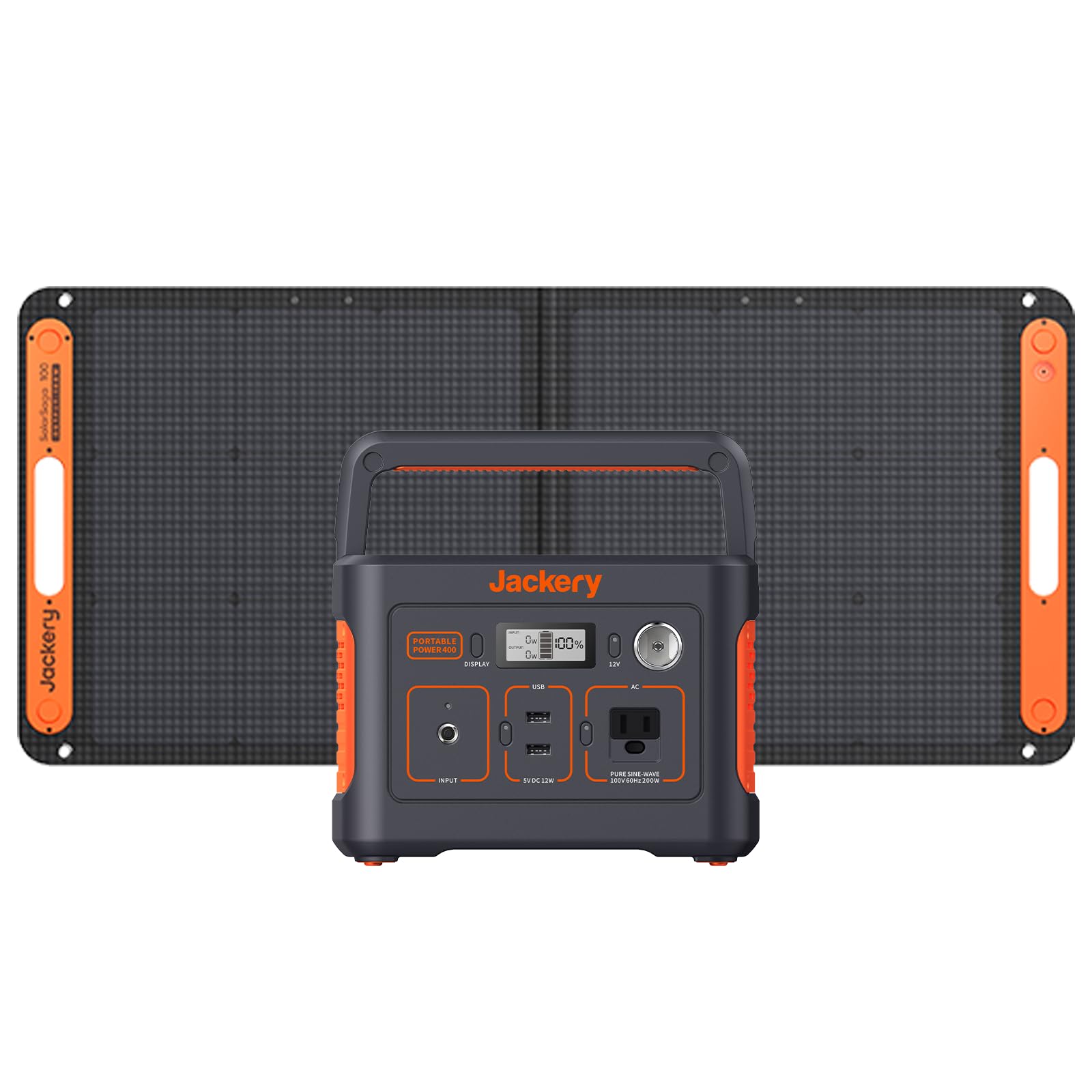 Amazon | Jackery Solar Generator 400 ポータブル電源 ソーラーパネル