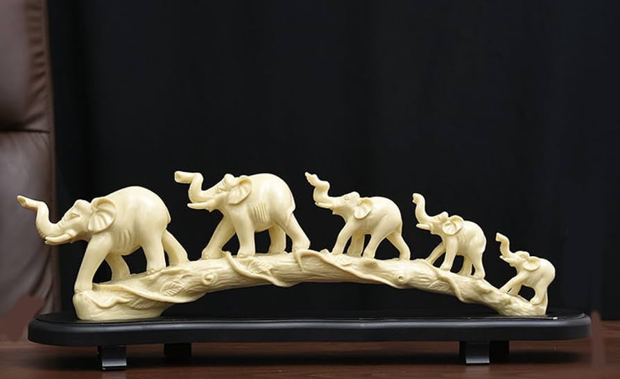 20cm 一牙象牙風 置物