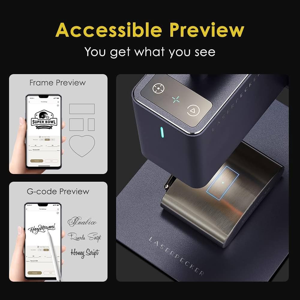 Amazon | LaserPecker2 レーザー彫刻機 家庭用 小型 携帯式レーザー