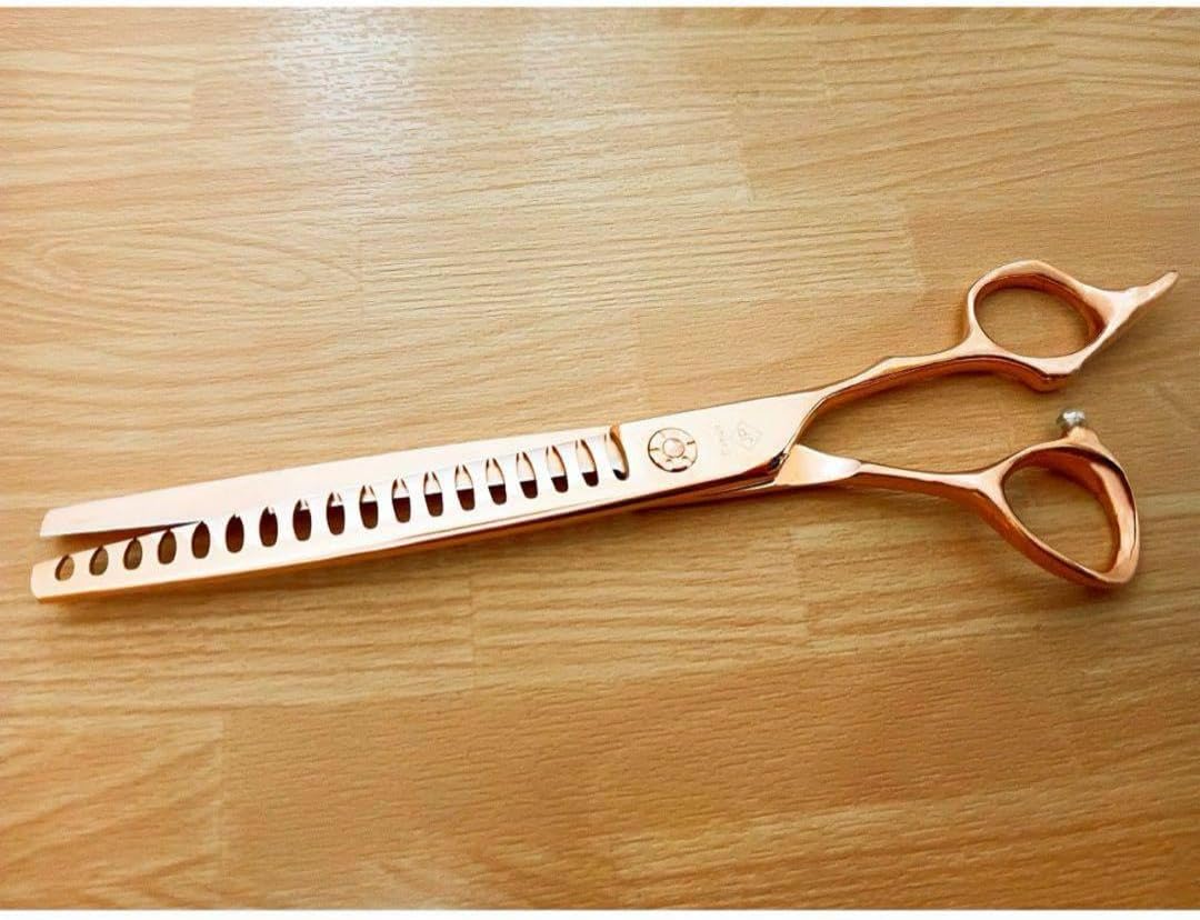 7インチブレンディングシザーペットセニングシザーブレンダートリマー