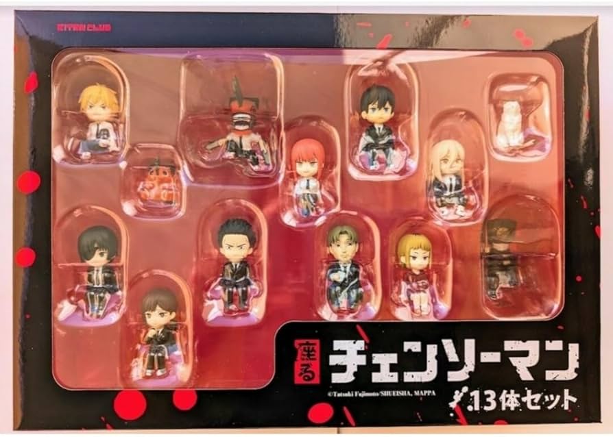 新品・未開封【フィギュア】座る「チェンソーマン」13体セット 座る