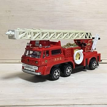 Amazon.co.jp: ヨネザワ ダイヤペット 点滅梯子消防車 三菱ふそう T910