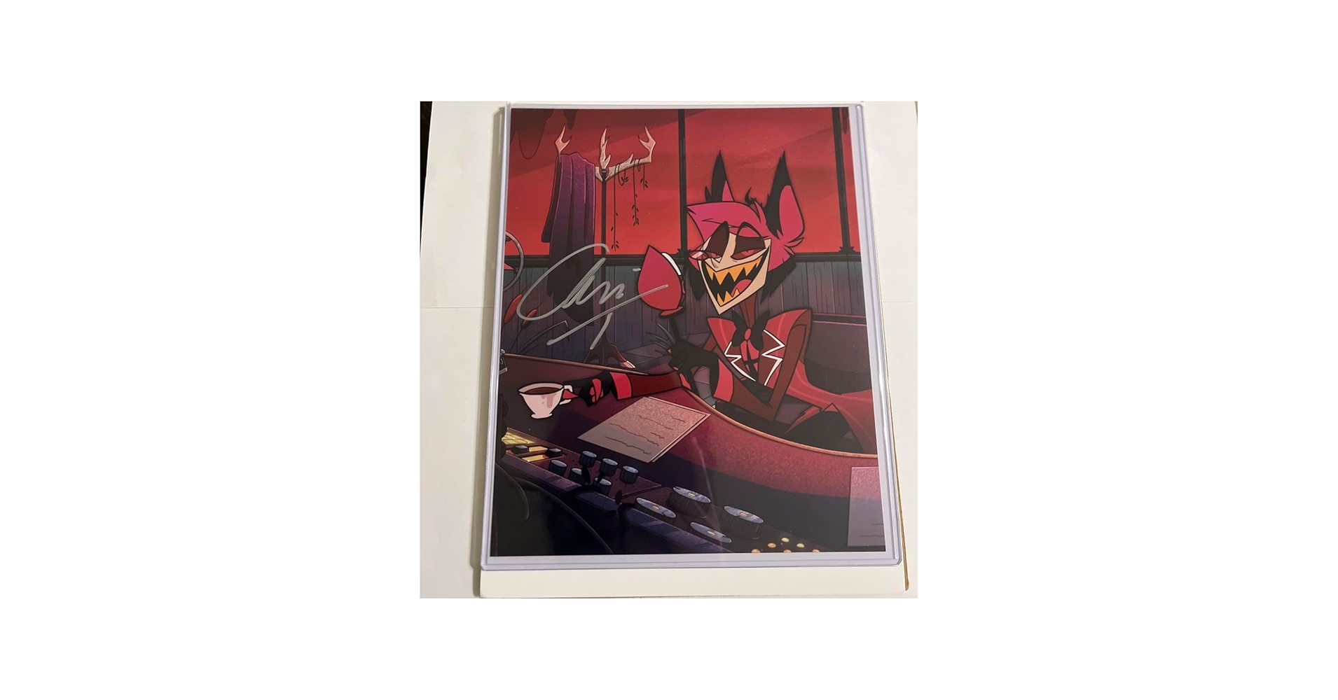 Amazon.co.jp: ハズビンホテル アラスター 声優 直筆サイン ポスター