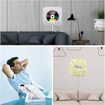 Amazon.co.jp: CDプレーヤー 壁掛け ディスクプレーヤー 1台多役