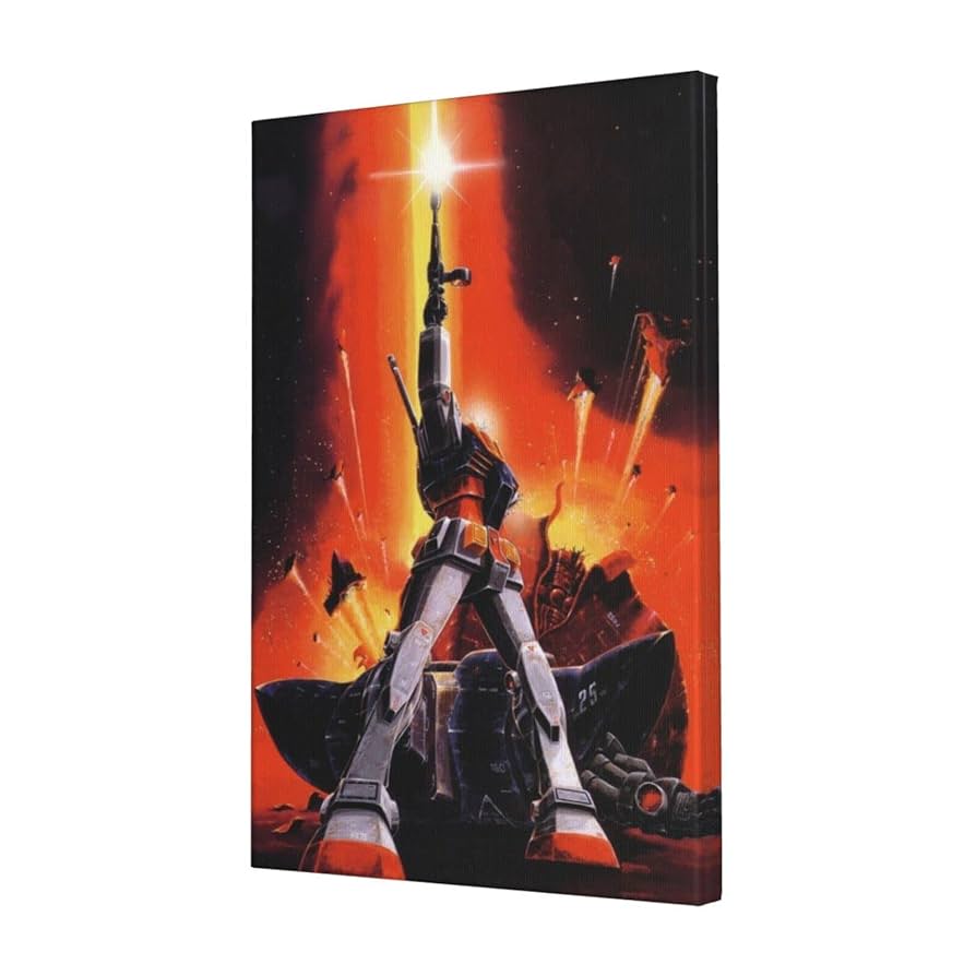 機動戦士ガンダム 映画ポスター 当時物 RX78ガンダムVSMS06ザグ B2