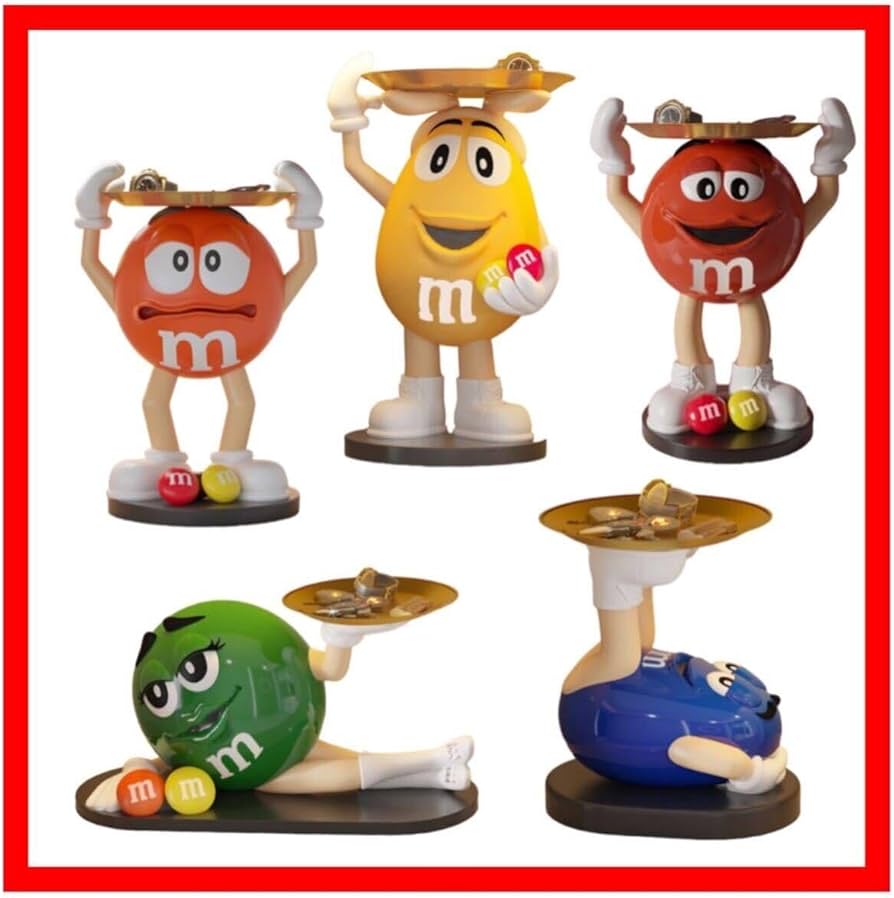 Amazon.co.jp: m&m's エムアンドエムズ ディスプレイ用置物5体セット