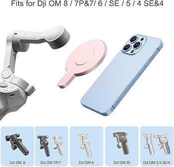 Amazon.com: Aerbeis Magnetic Phone Clamp for DJI, Adapter Mount