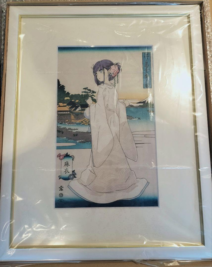 ま*ん様 青春ブタ野郎 シリーズ 浮世絵木版画 江ノ島青春之図 桜島麻衣