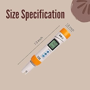 Amazon | HM DIGITAL pHメーターPH-200ハンドヘルド防水pH温度計、範囲