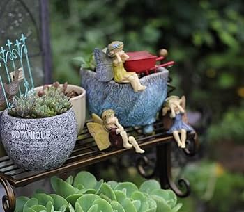 Amazon.co.jp: 【神話広場】 森 妖精 3種 3人 セット 庭 ガーデン