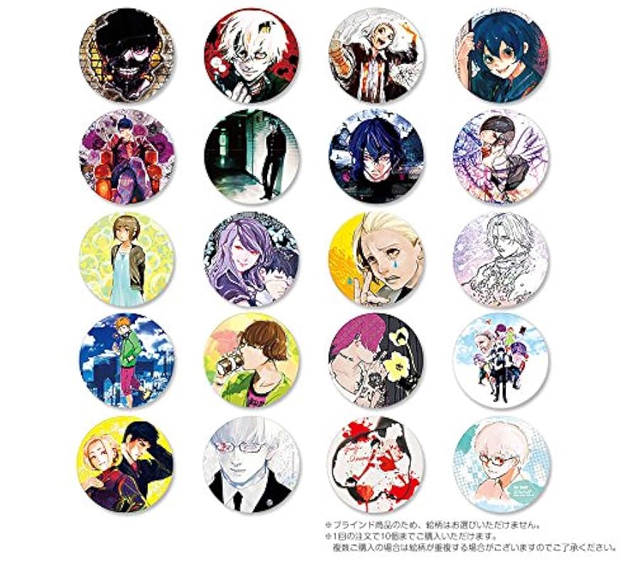 東京喰種EX 佐々木琲世 缶バッジ 24個セット 東京喰種EX