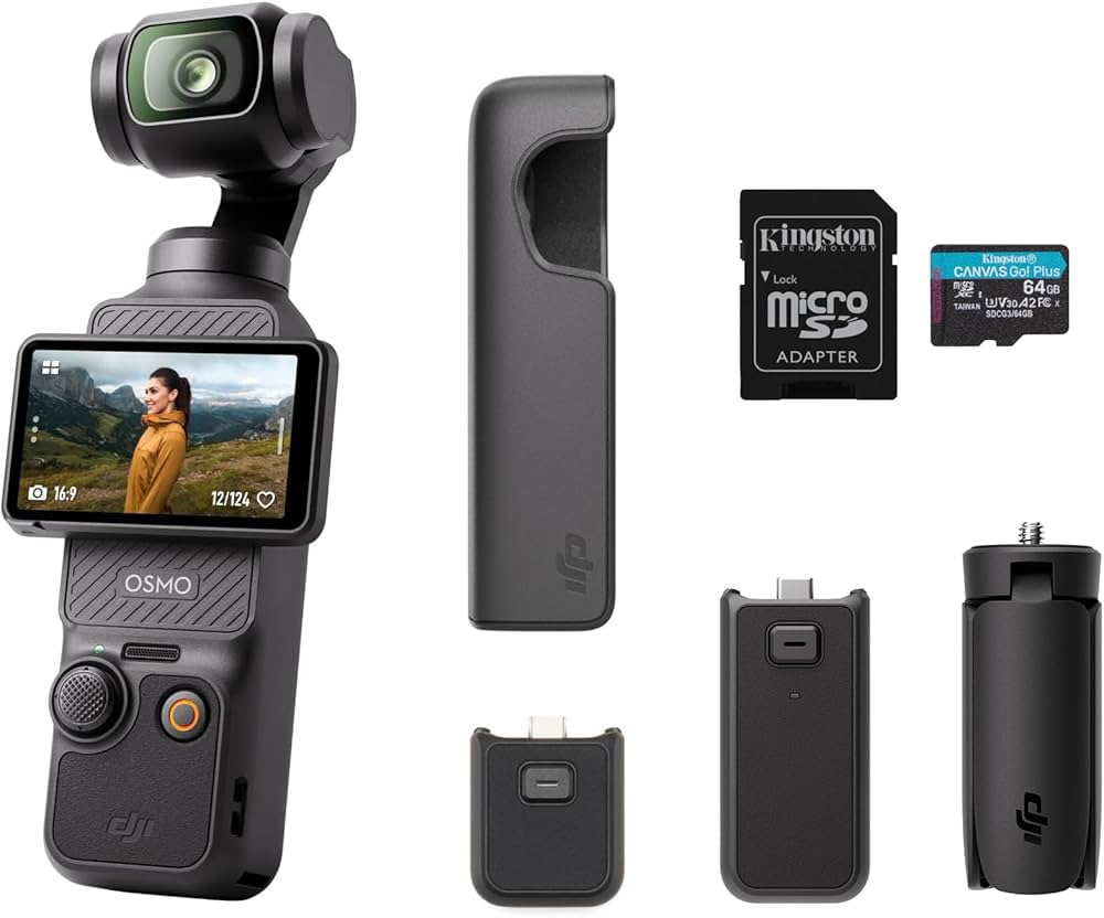 Amazon.com : DJI Osmo Pocket 3 Capture More Combo, Vlogging Camera
