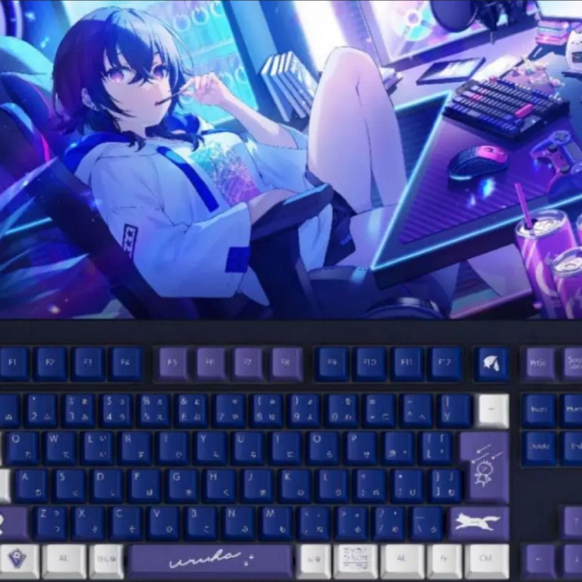 ぶいすぽ GEARゲーミングキーボード 一ノ瀬うるは 最 安 価格