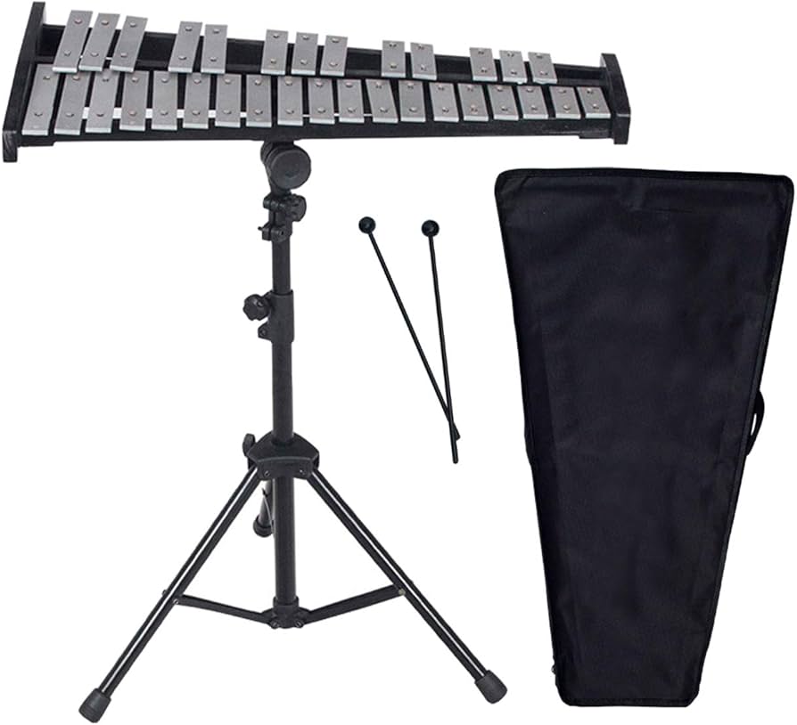 Amazon | HAMILO 楽器 鉄琴 32音 グロッケン スタンド カバー付き