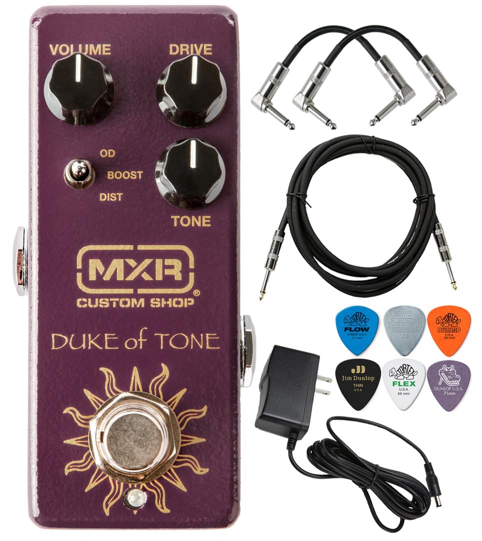 Amazon.com: MXR CSP039 Duke of Tone Overdrive Guitar Effects Pedal