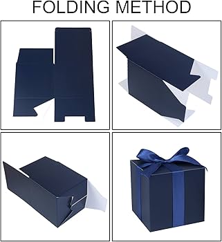 Amazon.com: COTOPHER Small Gift Boxes 25 Pack 5x5x5 inches Blue