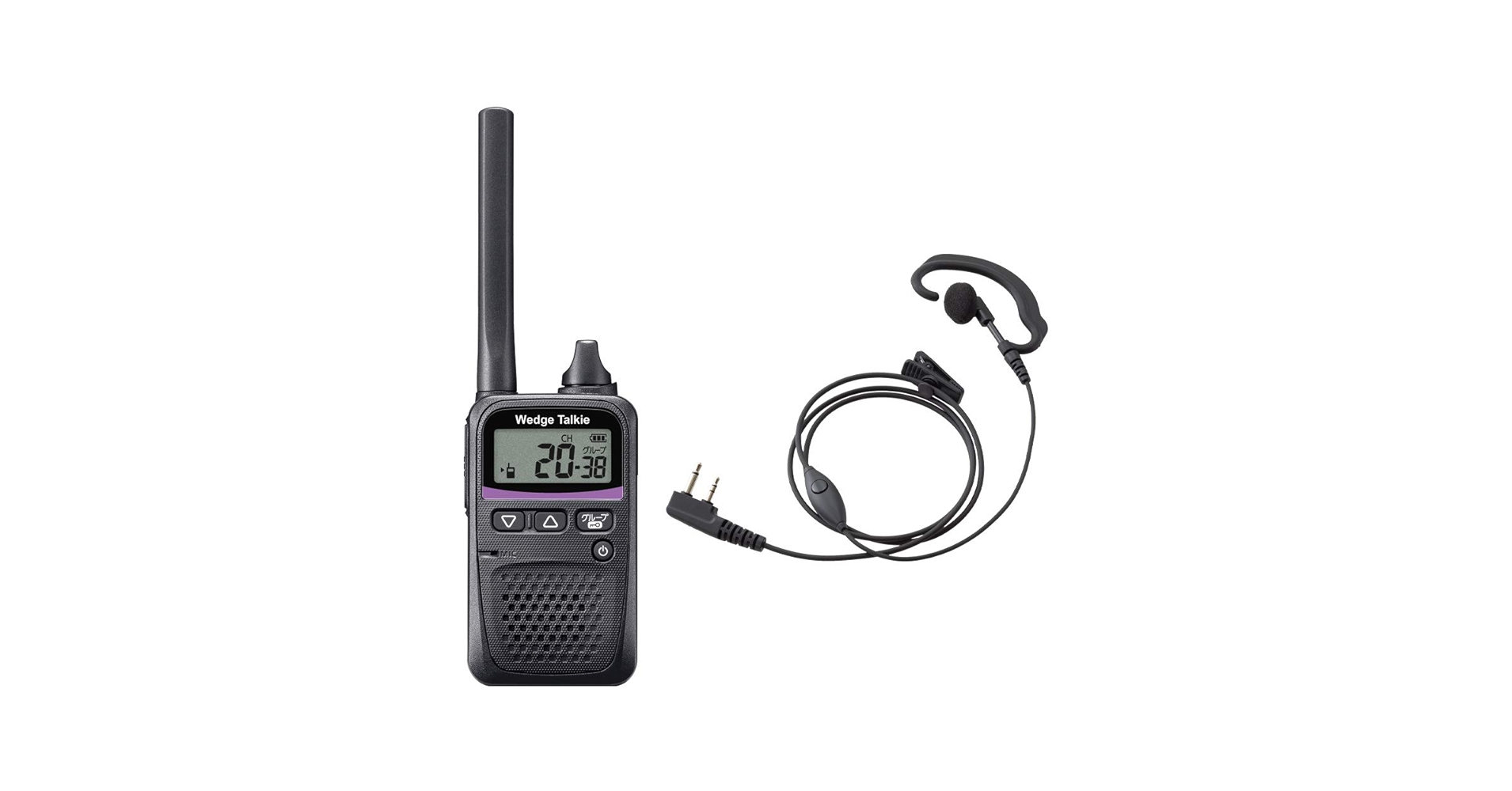 ウェッジトーキー WED-NO-001 特定小電力トランシーバー イヤホン