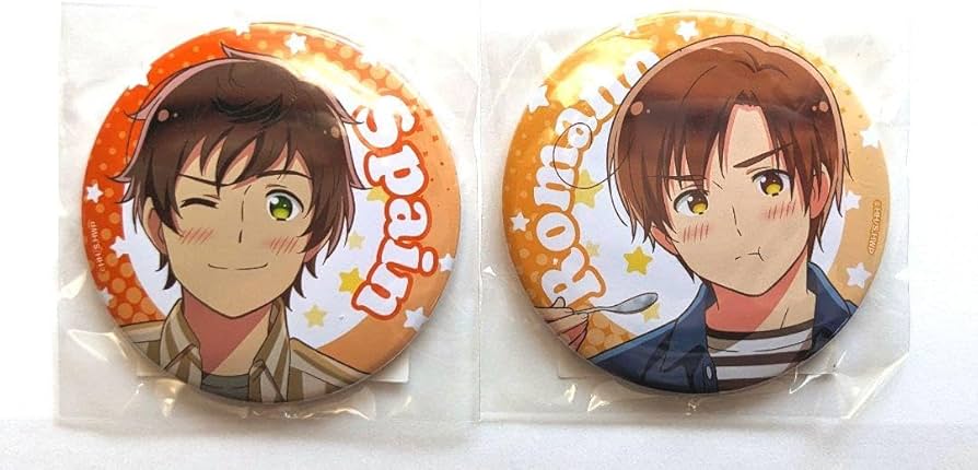 Amazon | ヘタリア くじ引き堂 スペイン ロマーノ 缶バッジ3つ目