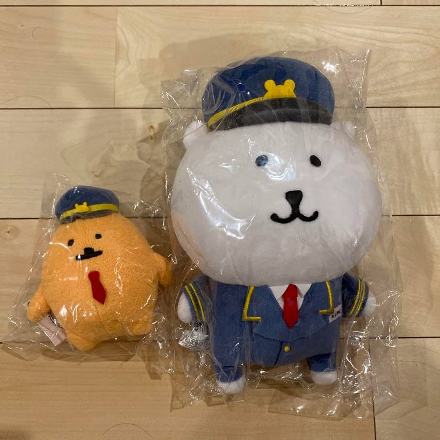 自分ツッコミくま 東京駅限定 駅長さん アニバーサリー ぬいぐるみ