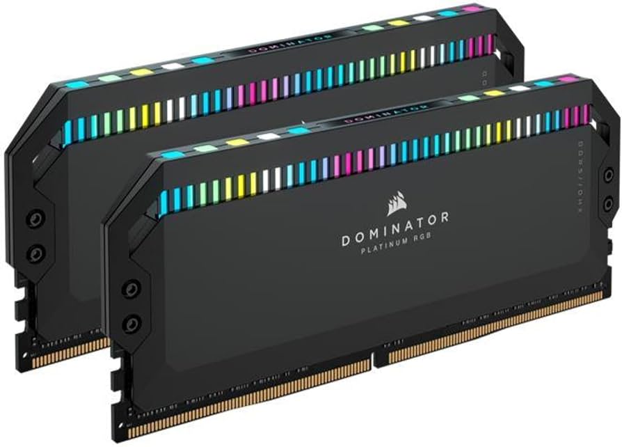 CORSAIR DOMINATOR PLATINUM RGB DDR5 RAM 32GB (2x16GB) 5600MHz CL36
