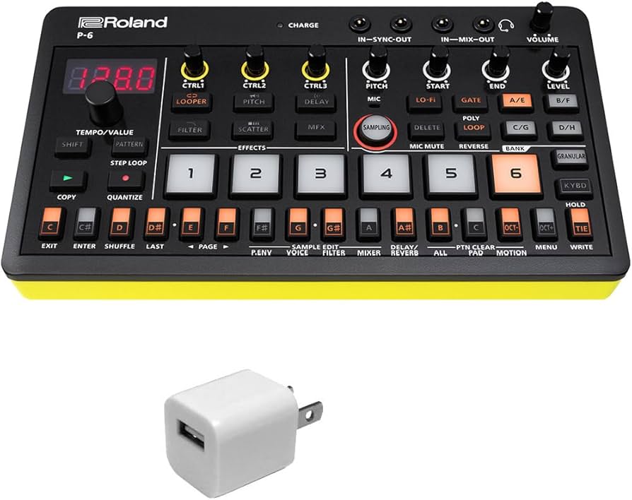 Amazon | Roland AIRA Compact P-6 CREATIVE SAMPLER + USB電源