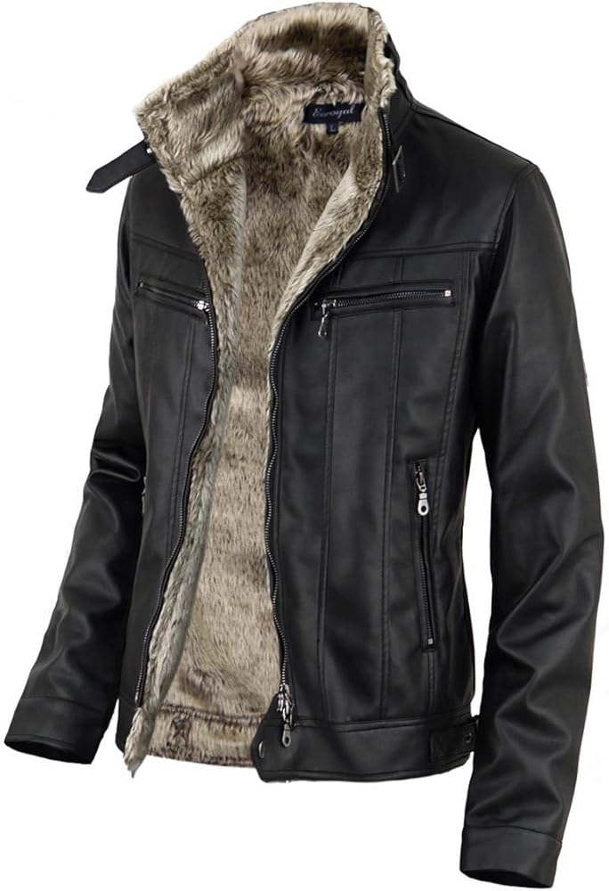 Amazon | [ラグタイム セレクト] ブルゾン メンズ 大きいサイズ レザー