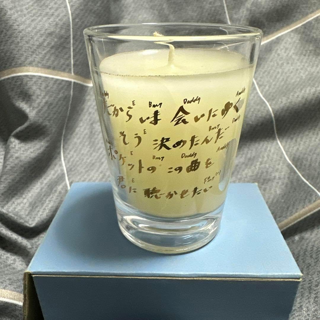 YUI 武道館 LIVE 限定グッズのアロマキャンドル MURooM アロマ