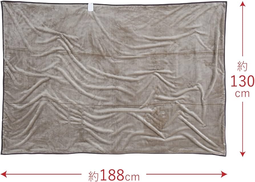 Amazon | [山善] 電気毛布 掛け 敷き 兼用 188×130cm 洗える タイマー