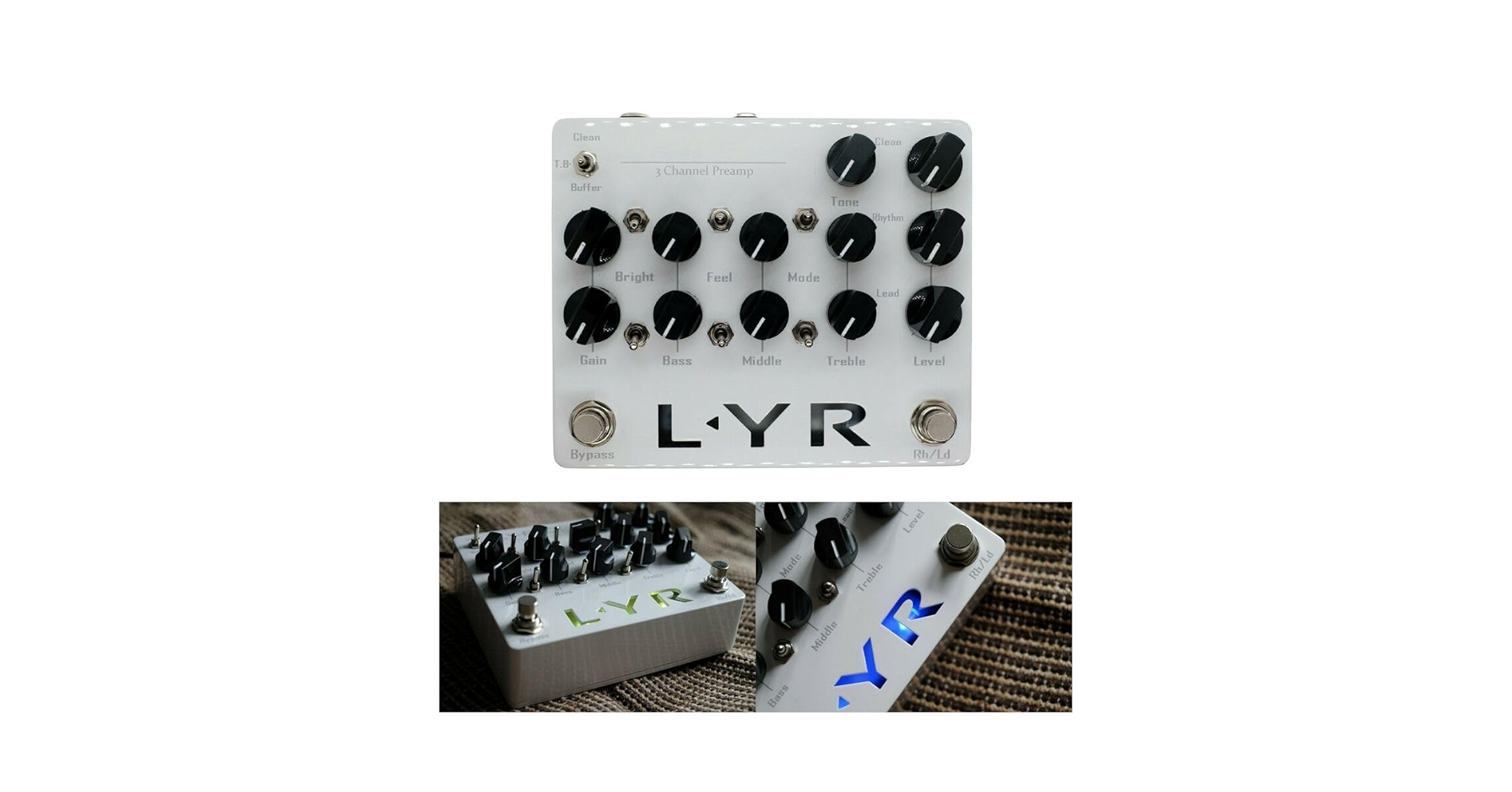 LY-ROCK 3 Channel Preamp KSR ceresのクローン LY-ROCK 3 Channel
