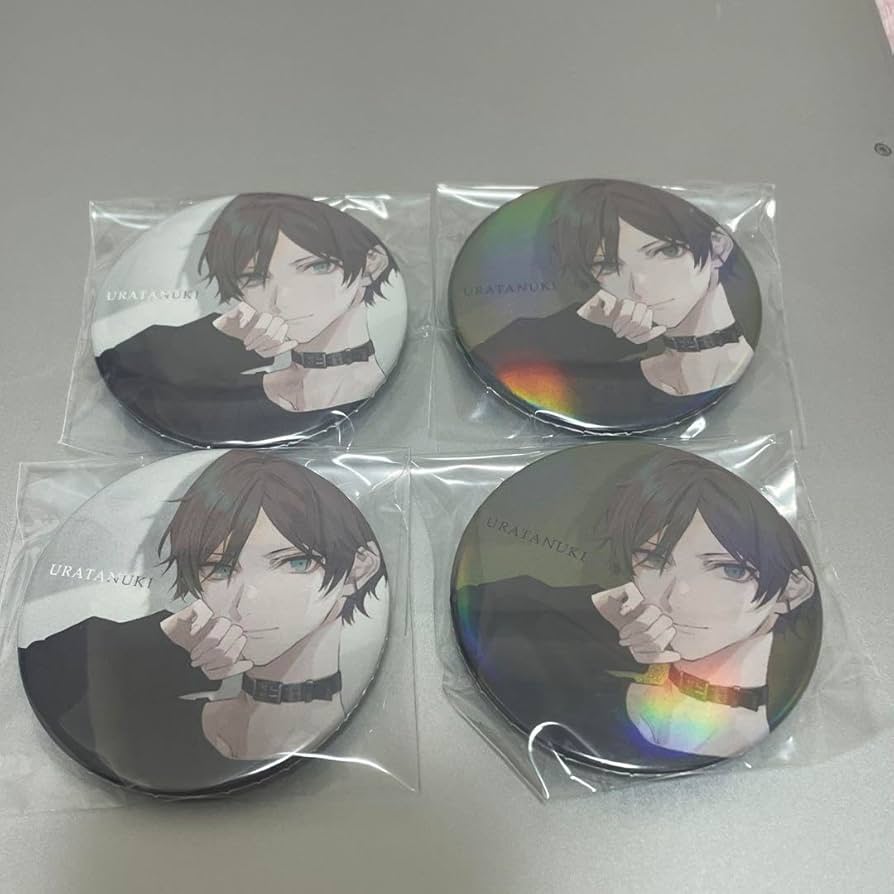 Amazon | 浦島坂田船 うらたぬき 缶バッジ シャドウ セット | バッジ